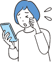 眼の疲れを感じる女性のイラスト